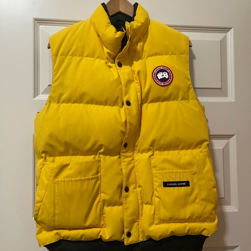 Canada Goose Yellow Puff Vest